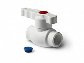 Кран пластиковый шаровый  Ø32 Pro Aqua (1/25)